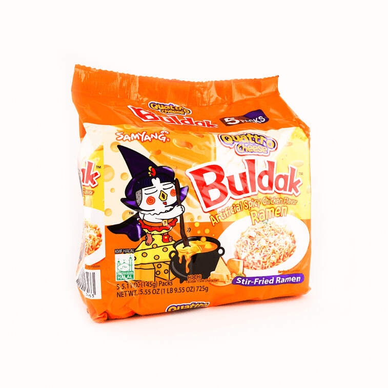 BULDAK NOODLES QUATTRO CHEESE FLAVOR